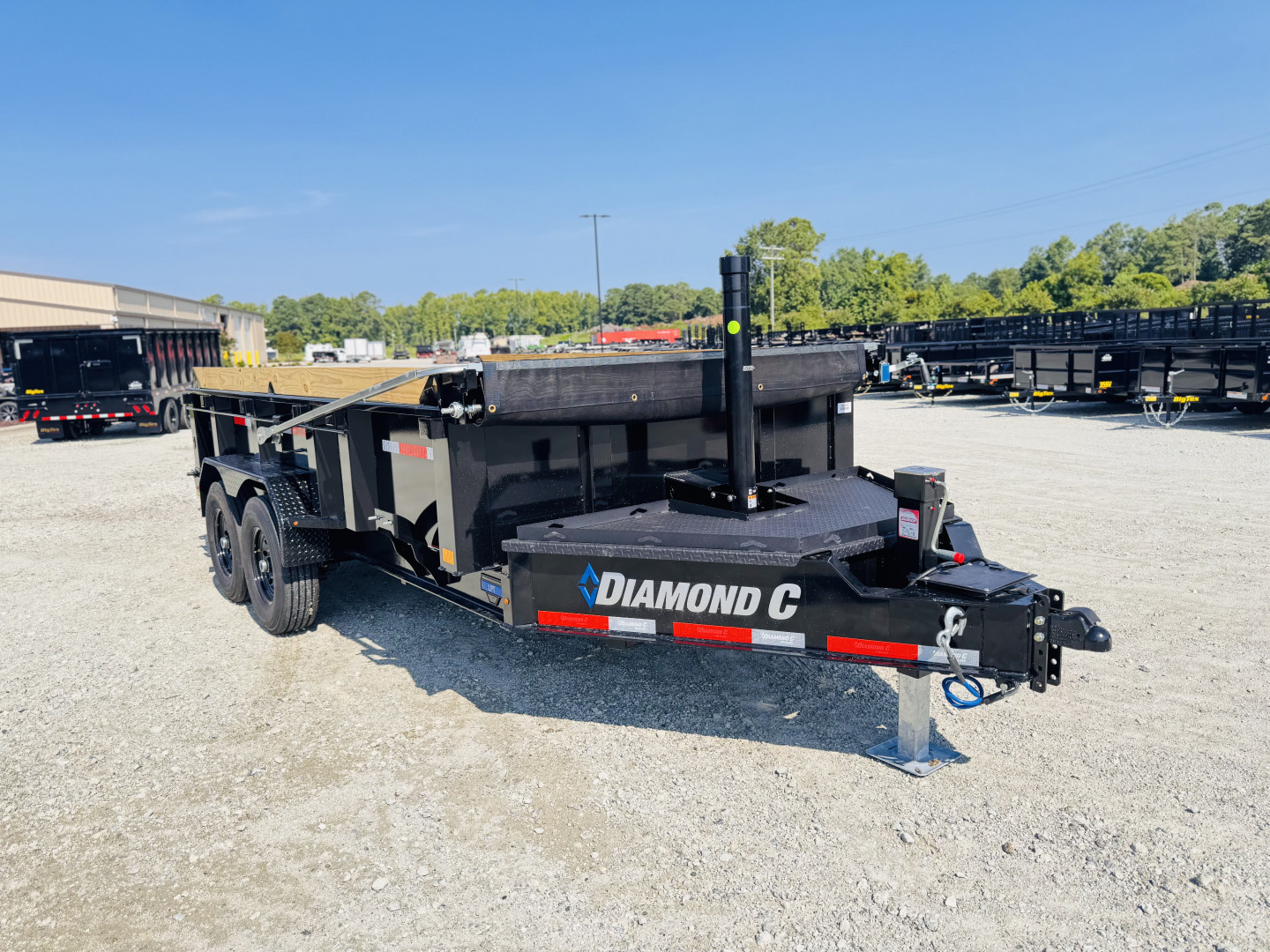 New 2026 Diamond C Trailers LPT207 7x14 24" Walls