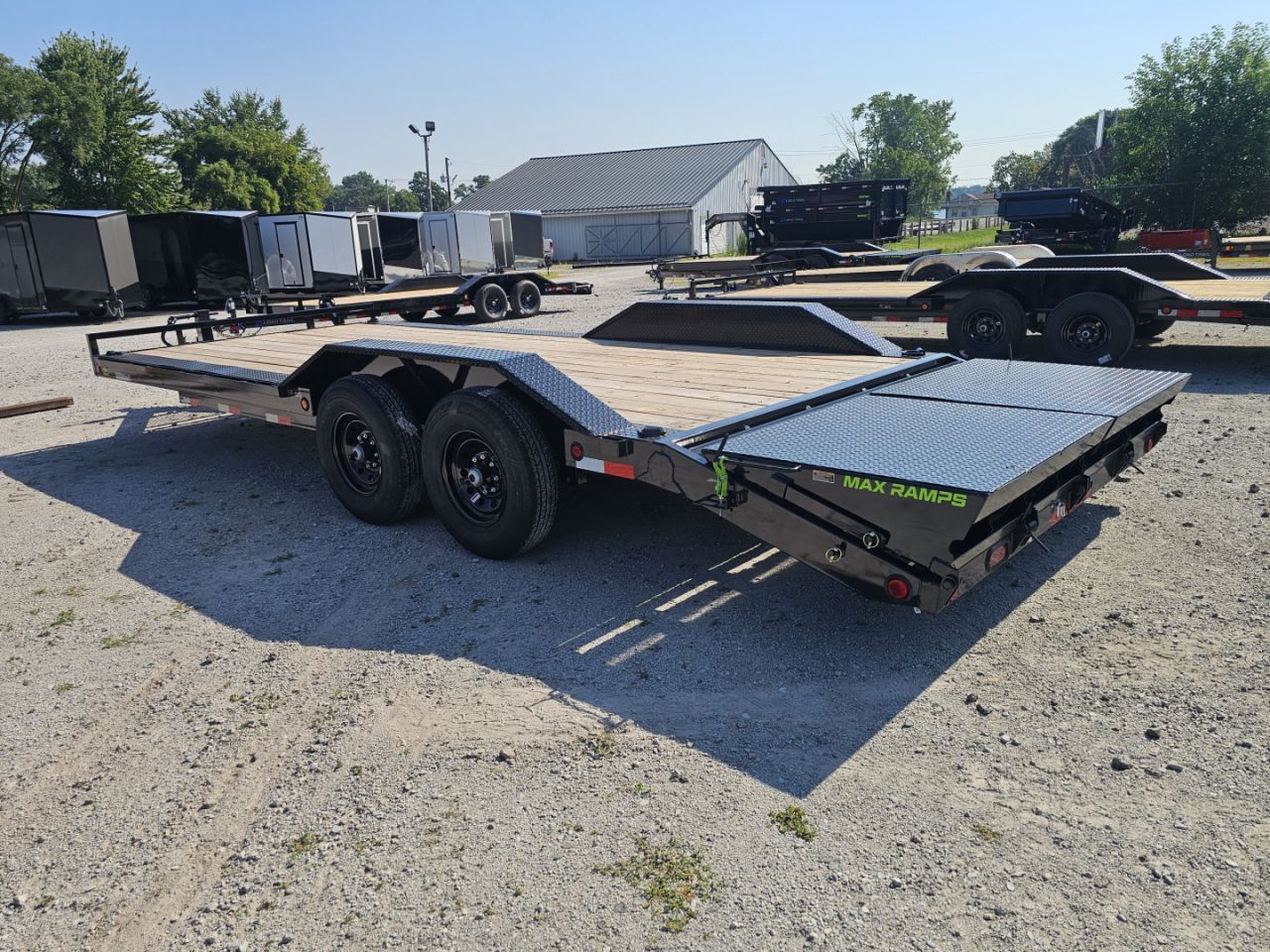 New 2025 Load Trail 102 X 22 14K CAR HAULER MAX RAMPS EQUIPMENT