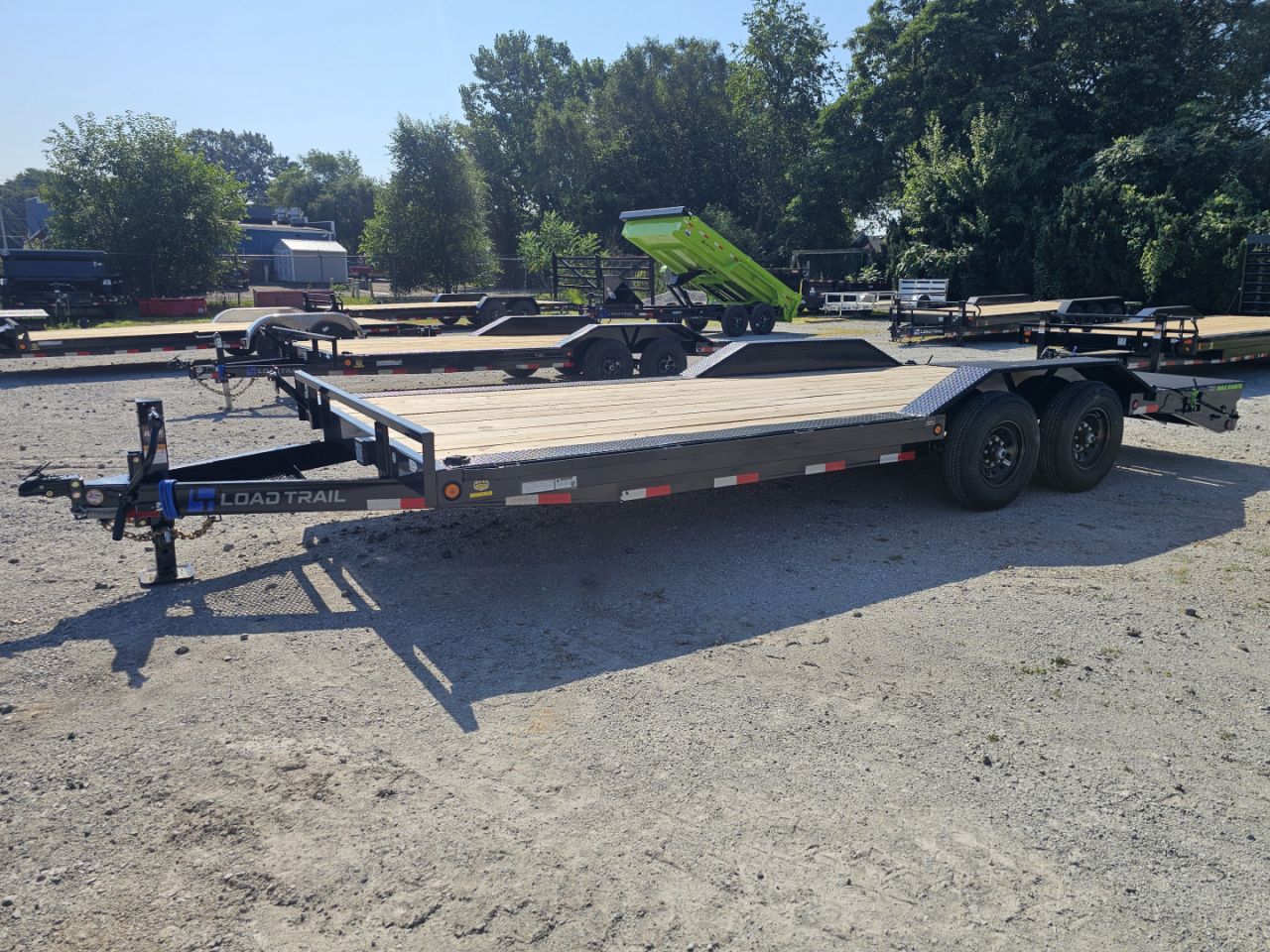 New 2025 Load Trail 102 X 22 14K CAR HAULER MAX RAMPS EQUIPMENT