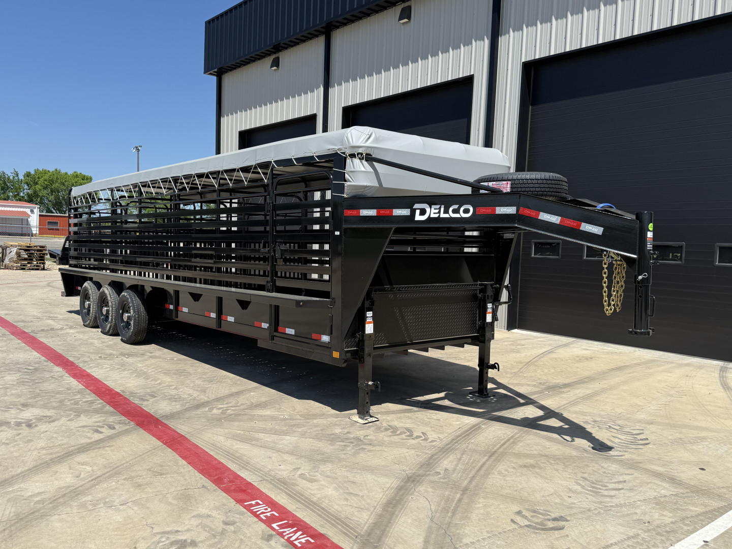 New 2025 Delco Trailers B828 Stock / Stock Combo Trailer 40702