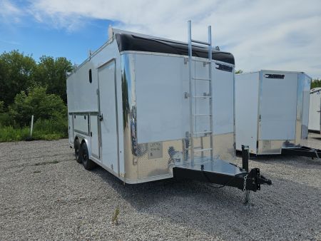 New 2026 CARGO EXPRESS CXT STABLE 8.5' x 16' 10K BULLNOSE TOOL CRIB TRAILER
