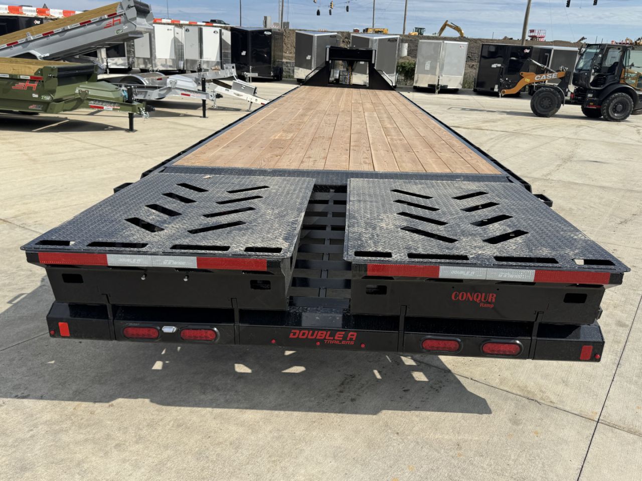 New 2027 Double A 40’ Gooseneck Deckover 35’ plus 5’ x 102” with 2-12K tandem dual axles=26K