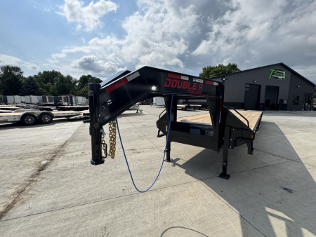 New 2027 Double A 40’ Gooseneck Deckover 35’ plus 5’ x 102” with 2-12K tandem dual axles=26K