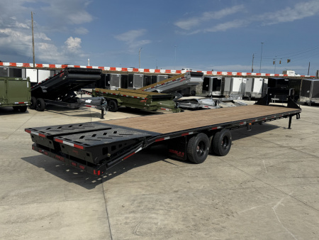 New 2027 Double A 40’ Gooseneck Deckover 35’ plus 5’ x 102” with 2-12K tandem dual axles=26K