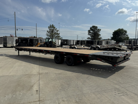 New 2027 Double A 40’ Gooseneck Deckover 35’ plus 5’ x 102” with 2-12K tandem dual axles=26K
