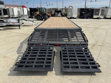 New 2027 Double A 40’ Gooseneck Deckover 35’ plus 5’ x 102” with 2-12K tandem dual axles=26K