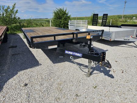 Used 2023 Sure-Trac 102" X 18' 10K Deckover Trailer