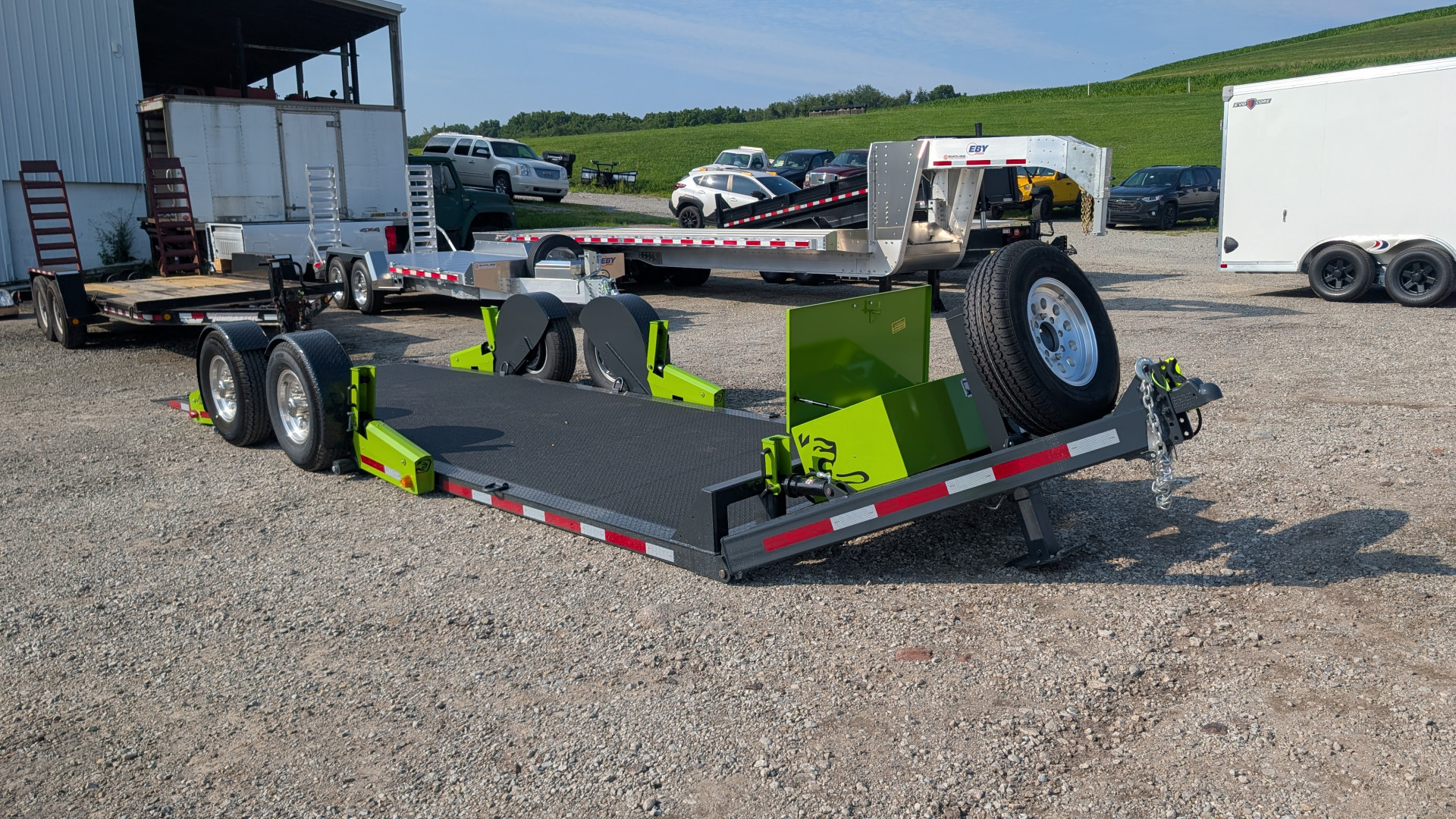New 2025 FlatTrak by Belmont 7x22 HD Lay Flat Tilt Equipment Hauler