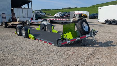 New 2025 FlatTrak by Belmont 7x22 HD Lay Flat Tilt Equipment Hauler