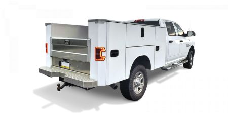 New 2025 EBY "RENEGADE" 8.5' x 80" x 44" Single Rear Wheel Aluminum Utility/Service Body