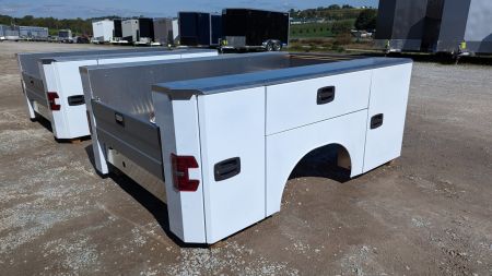 New 2025 EBY "RENEGADE" 8.5' x 80" x 44" Single Rear Wheel Aluminum Utility/Service Body