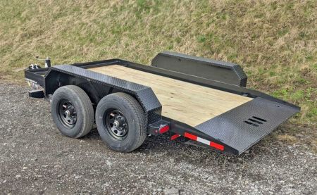 New 2025 CAM 6x12 Tandem Axle Tilt Trailer
