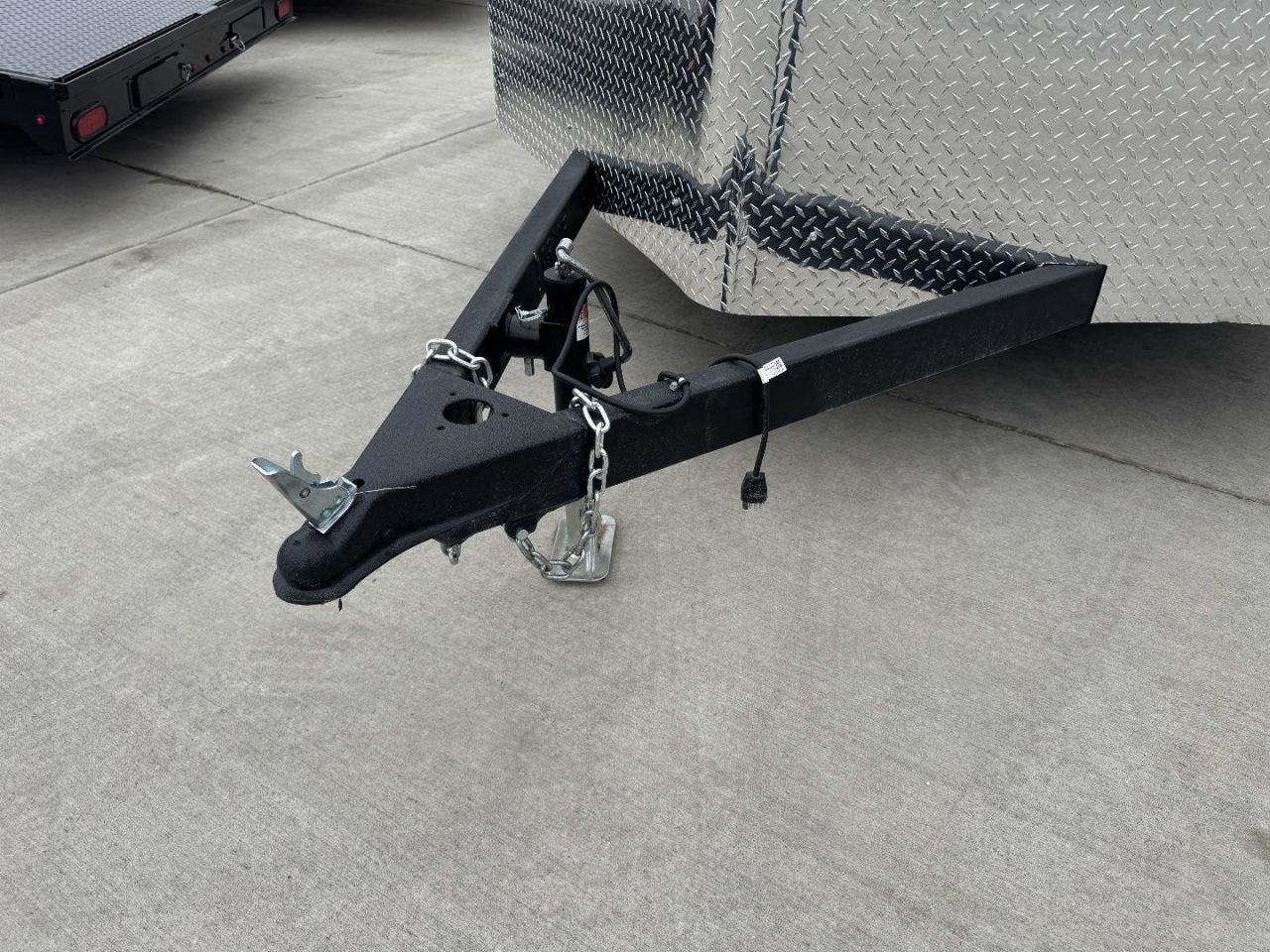 New 2025 H&H 7x12 + 2’V  Rear Ramp Enclosed Cargo Trailer