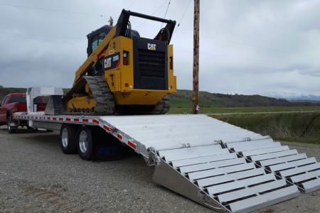 New 2025 EBY 20+5 HD GOOSENECK ALUMINUM DECKOVER Trailer w/ 50/50 Ramps (PRICE DROP!!)
