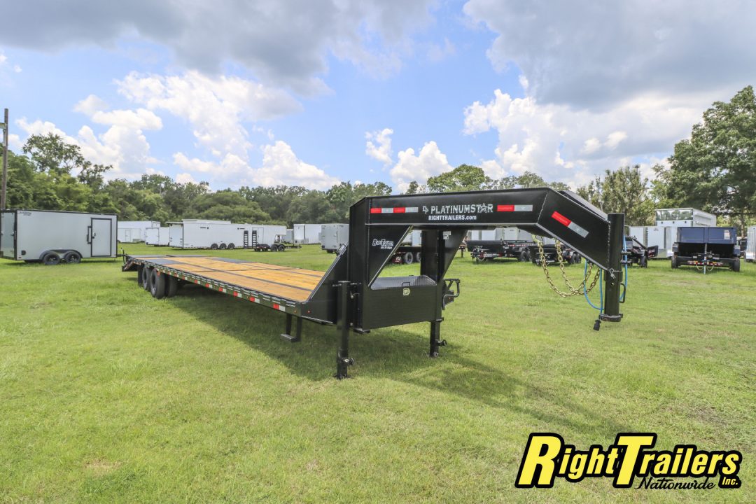 New 2025 8.5X40 DP Platinum Star Gooseneck Equipment Trailer