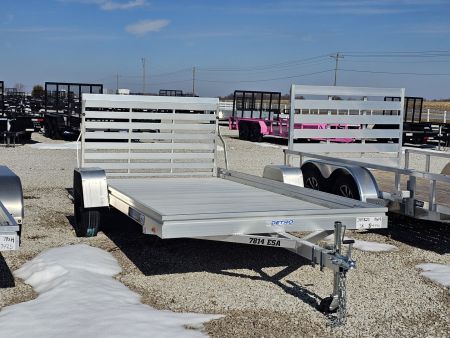 New 2026 Aluma 7814ES-A Utility Trailer