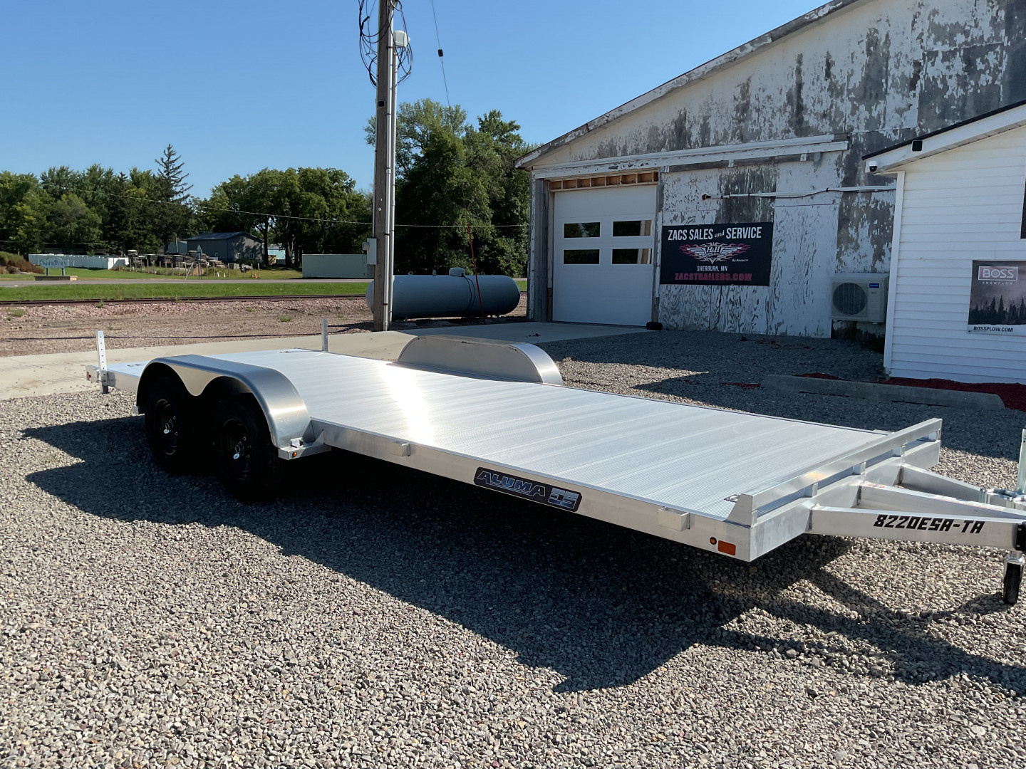 New 2026 Aluma 8220ESA-TA-R Landscape Trailer