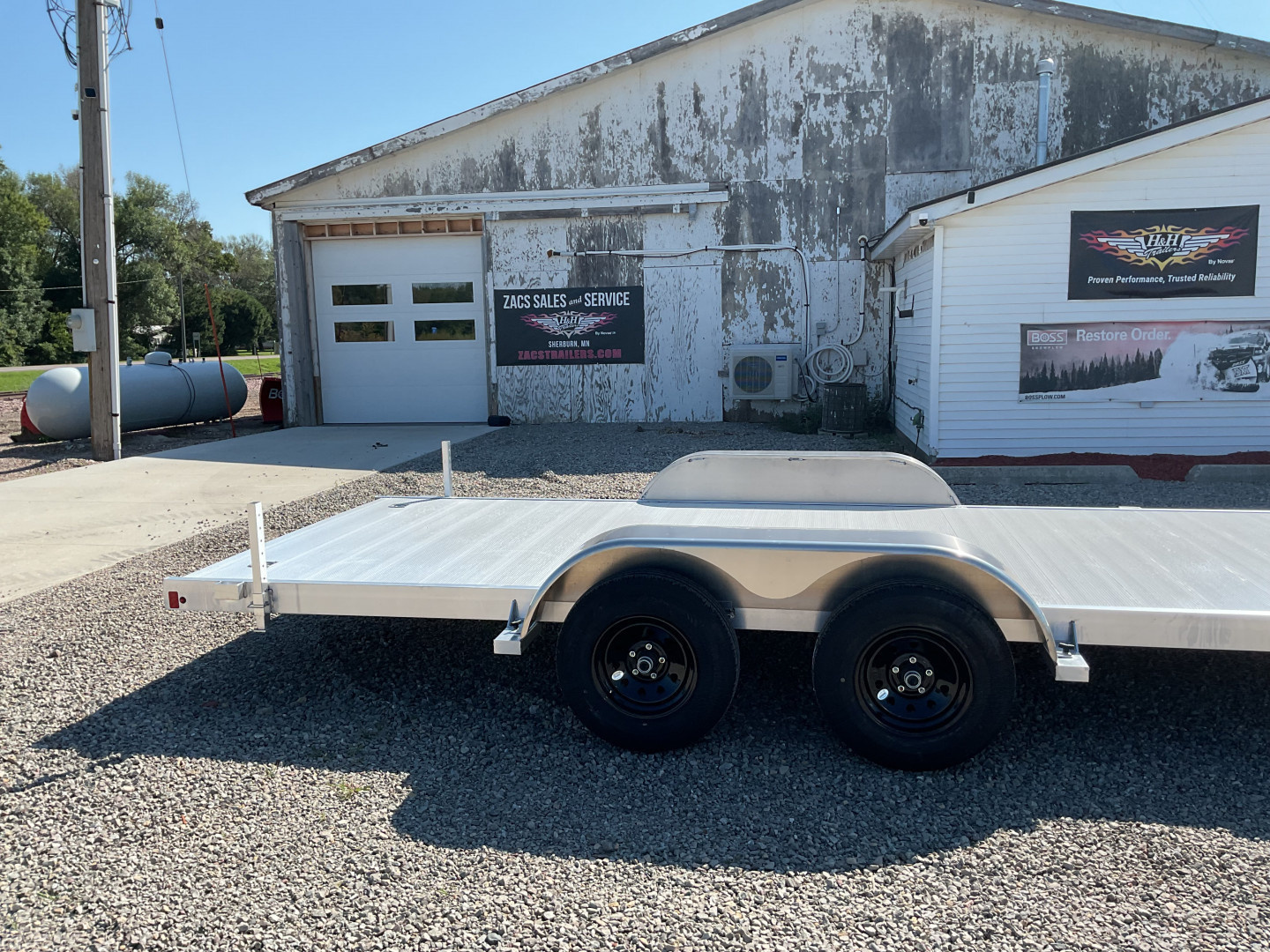 New 2026 Aluma 8220ESA-TA-R Landscape Trailer
