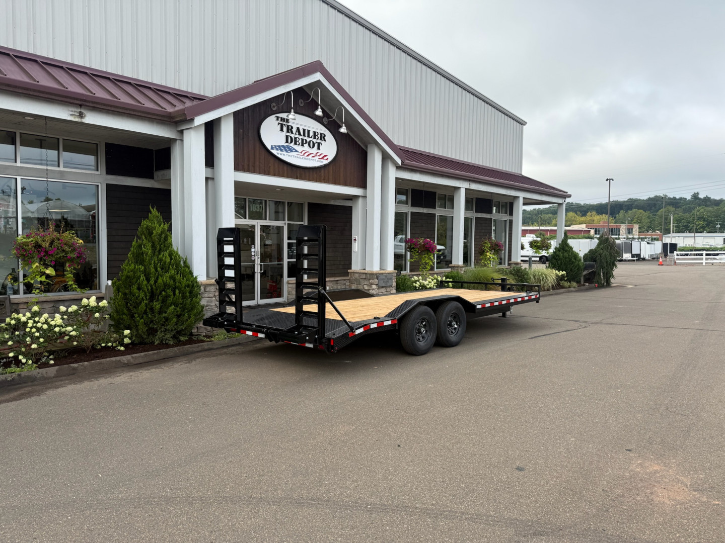 New Sure-Trac 8'6" x 20' Drive Over Fender Equipment Trailer 14K