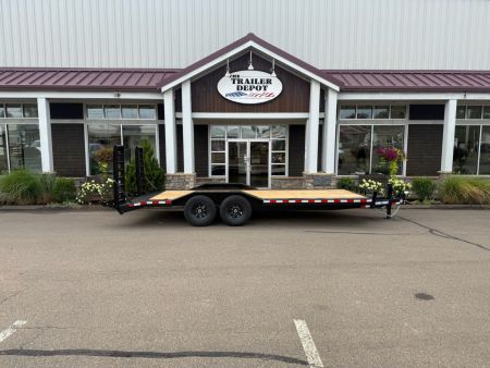 New Sure-Trac 8'6" x 20' Drive Over Fender Equipment Trailer 14K