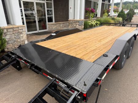 New Sure-Trac 8'6" x 20' Drive Over Fender Equipment Trailer 14K