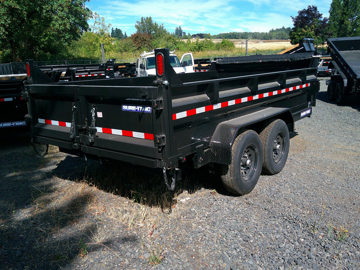 New 2026 Sure-Trac 7x12 HD Low Profile 14K Dump Trailer