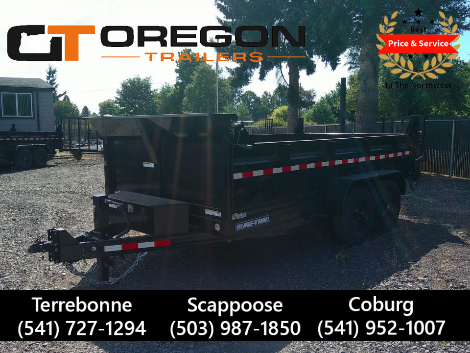New 2026 Sure-Trac 7x12 HD Low Profile 14K Dump Trailer