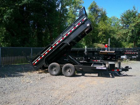 New 2026 Sure-Trac 7x12 HD Low Profile 14K Dump Trailer
