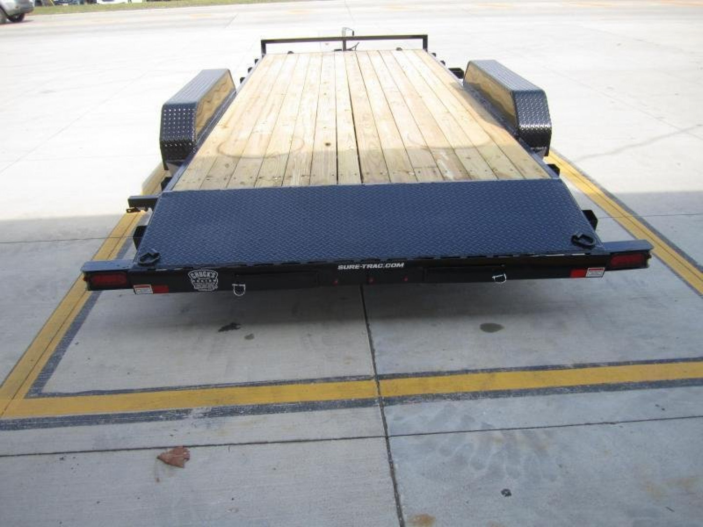 New 2026 Sure-Trac 7 X 18 Wood Deck Car Hauler 7k Car Hauler