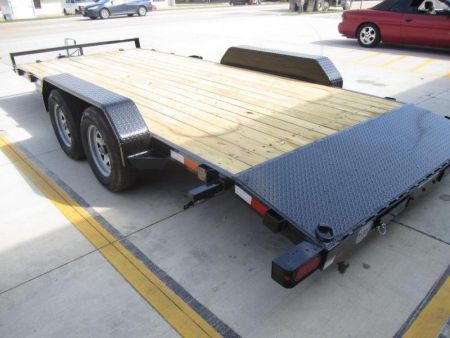 New 2026 Sure-Trac 7 X 18 Wood Deck Car Hauler 7k Car Hauler