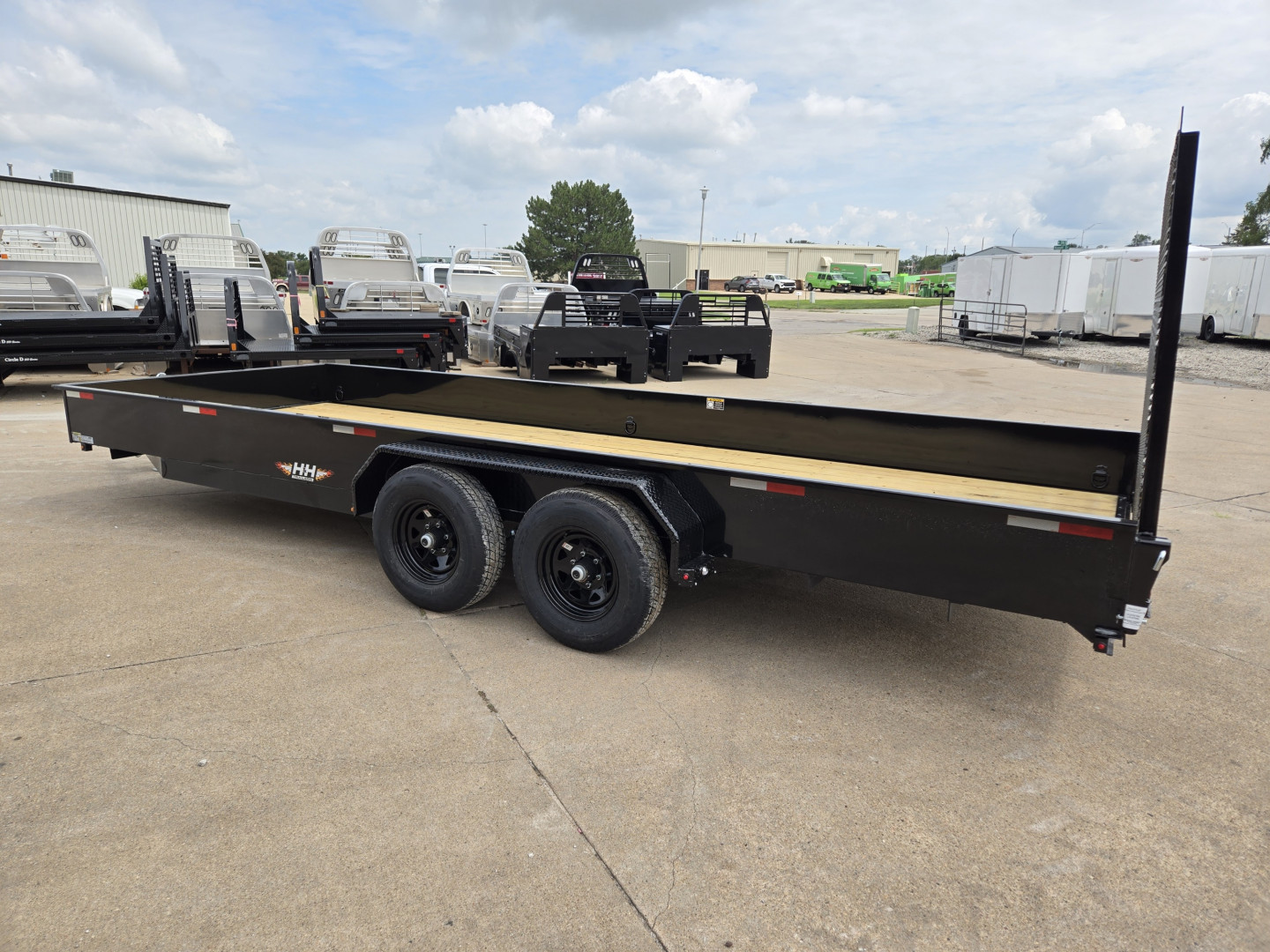 New 2026 H&H Trailers 82x20 Solid Side 10K Utility Trailer