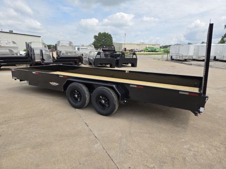 New 2026 H&H Trailers 82x20 Solid Side 10K Utility Trailer