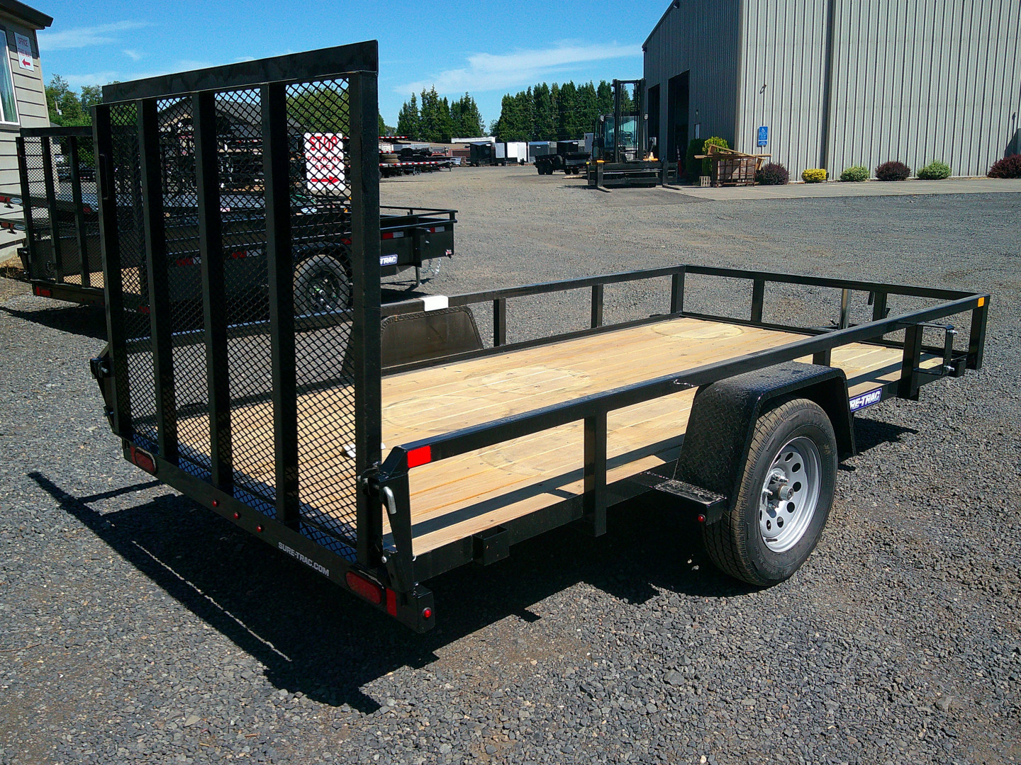 New 2025 Sure-Trac 6x12 Tube Top 3K Utility Trailer