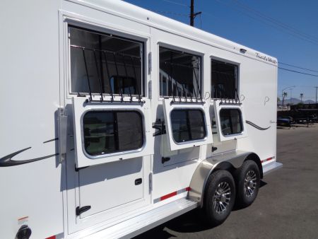New 2026 Trails West * CLASSIC LQ 3-H * Classic LQ 3-Horse 7x7 Side Tack Goose Neck Horse Trailer *On Order*