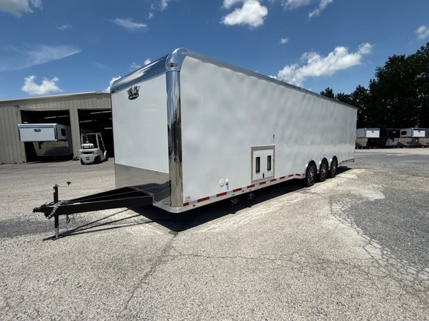 New Vintage Trailers 8.5x34 Race Trailer Car / Racing Trailer