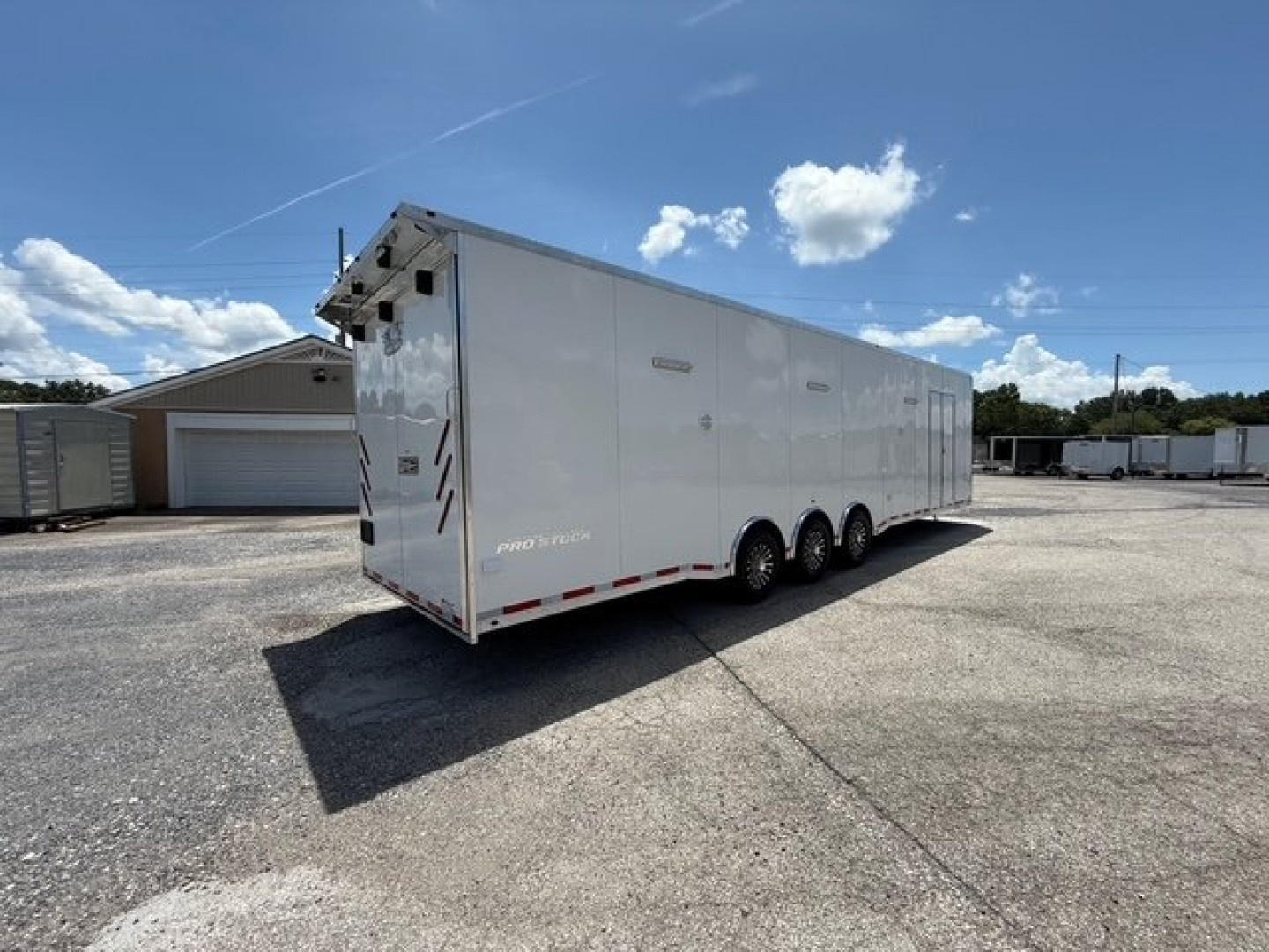 New Vintage Trailers 8.5x34 Race Trailer Car / Racing Trailer