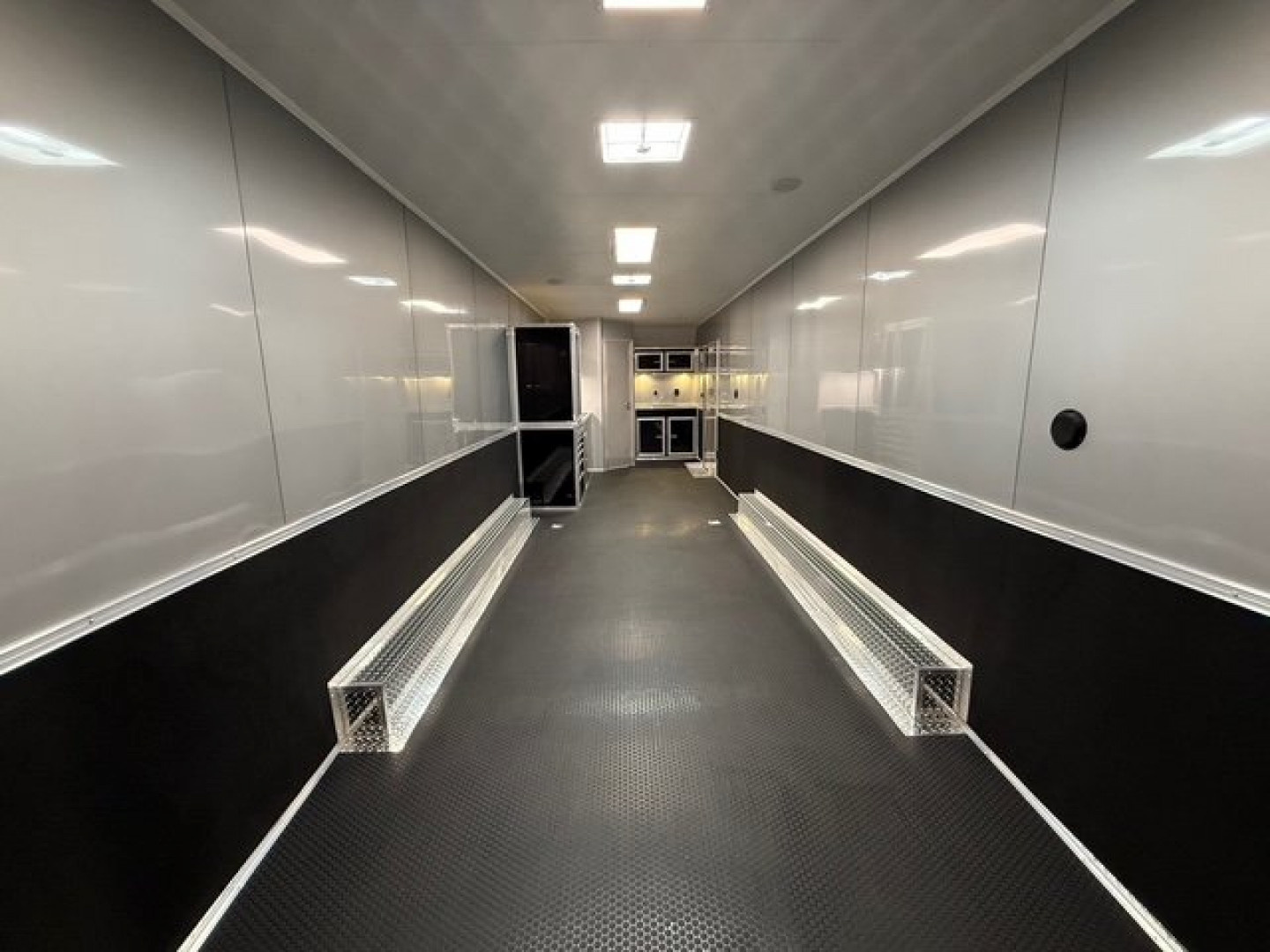 New Vintage Trailers 8.5x34 Race Trailer Car / Racing Trailer