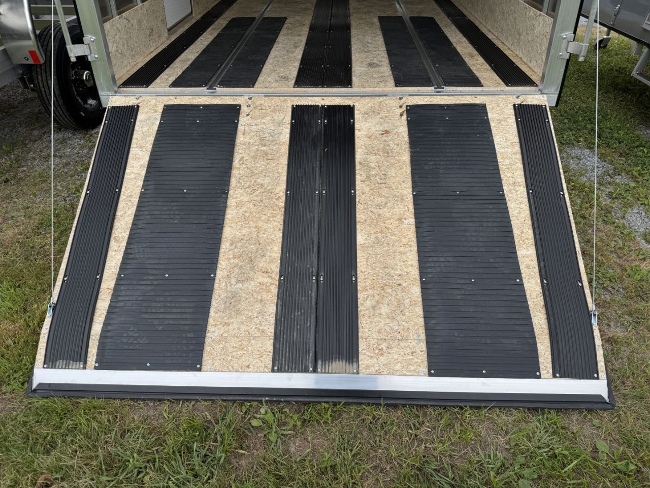New 2027 Mission MFS 102X12 CROSSOVER Snowmobile Trailer CALIBER PACKAGE OF TRACK MATS AND SKI GUIDES