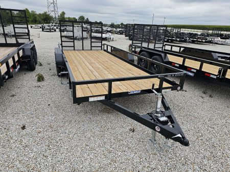 New 2026 Sure-Trac 7 x 18 7K Tube Top Utility Trailer