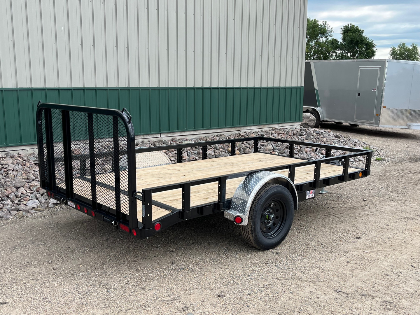 New 2026 10'x77" 3.5k PJ Single Axle Channel Utility Trailer