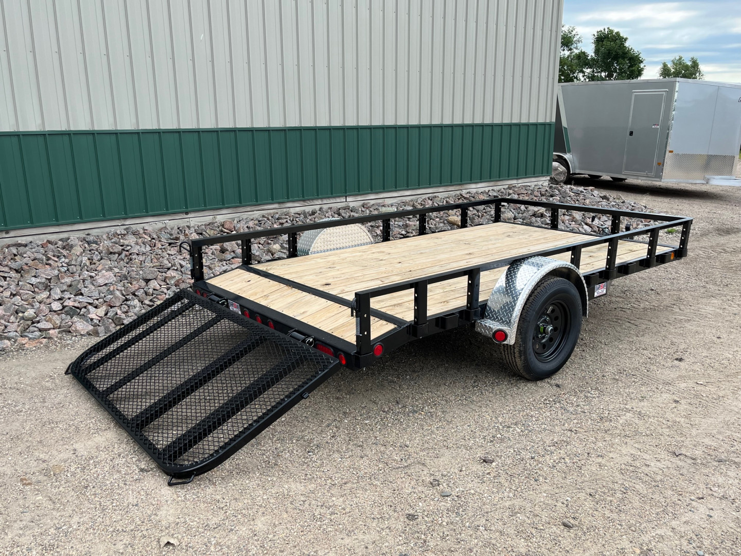 New 2026 10'x77" 3.5k PJ Single Axle Channel Utility Trailer