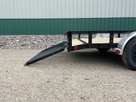 New 2026 10'x77" 3.5k PJ Single Axle Channel Utility Trailer