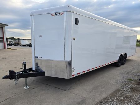 New 2026 H&H Trailers 8.5x28 HH Series Round Top V-Nose 14K Cargo / Enclosed Trailer