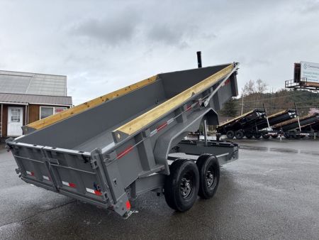 New DUMP 2026 Diamond C Trailers LPT207 82X14 LOW PROFILE 14K Trailer CEMENT GRAY