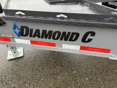 New DUMP 2026 Diamond C Trailers LPT207 82X14 LOW PROFILE 14K Trailer CEMENT GRAY
