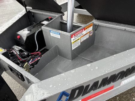 New DUMP 2026 Diamond C Trailers LPT207 82X14 LOW PROFILE 14K Trailer CEMENT GRAY