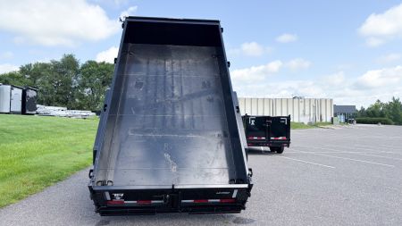 New 2025 Top Hat7x14 Gooseneck Dump Trailer!