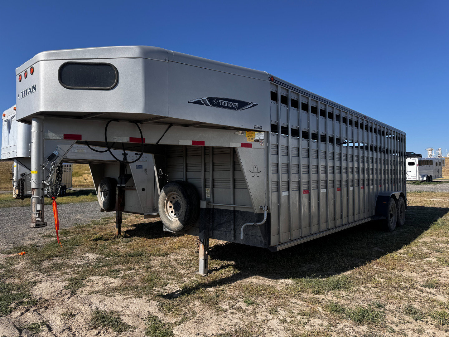 Used 2018 Titan Trailer 24' Stock Trailer