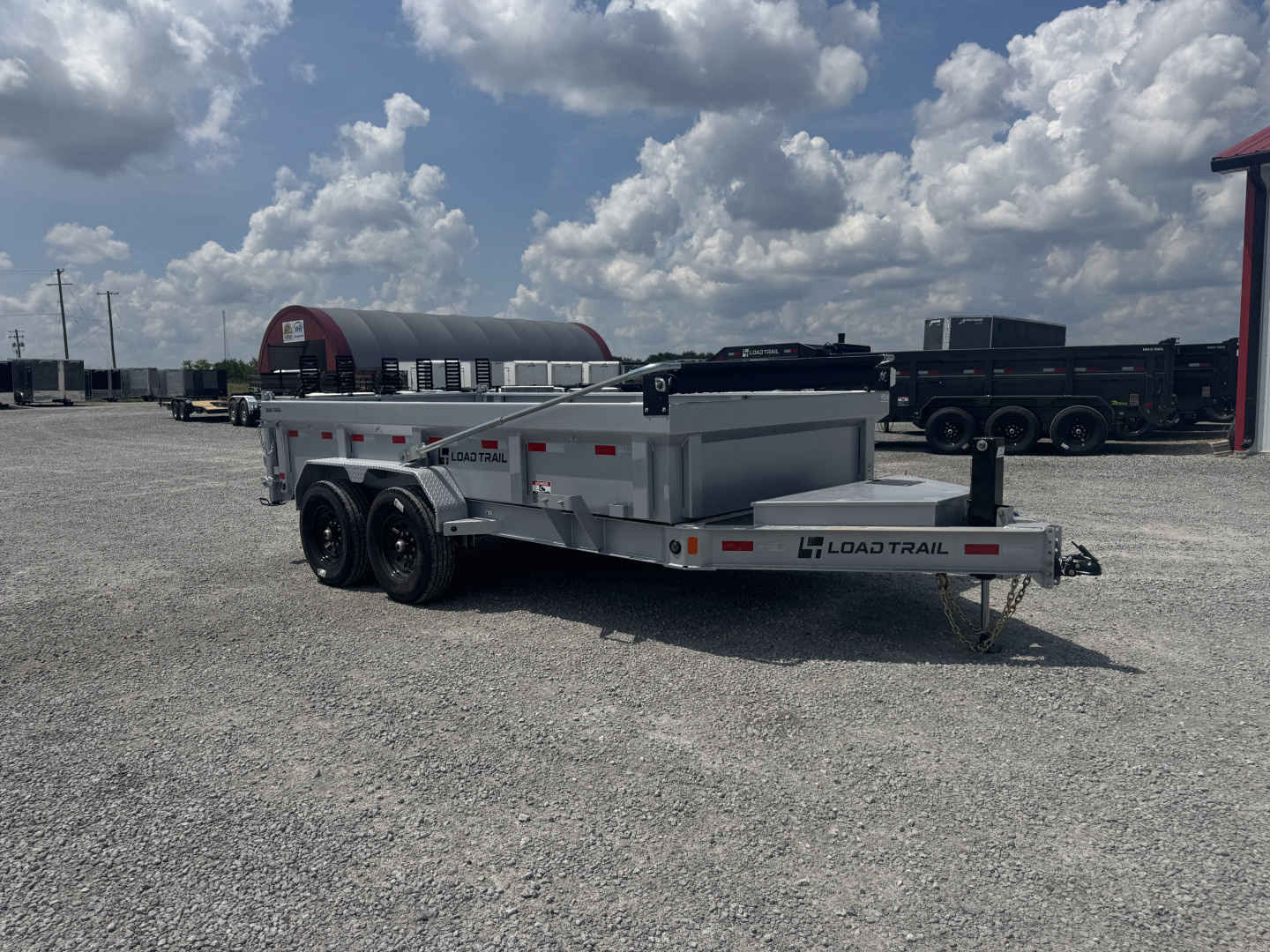 New 2026 Load Trail 83"x14' 14,000# Scissor Lift Dump Trailer