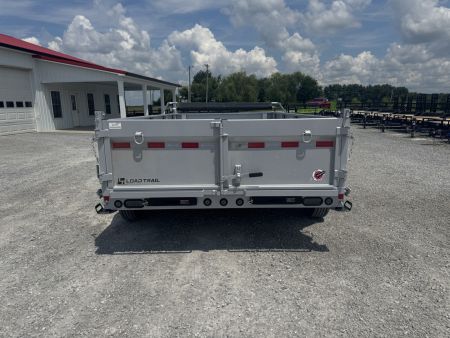 New 2026 Load Trail 83"x14' 14,000# Scissor Lift Dump Trailer